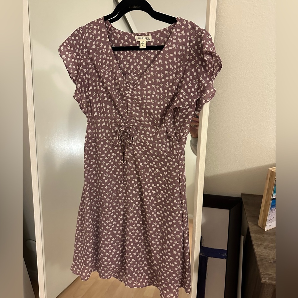 Monteau purple dress !